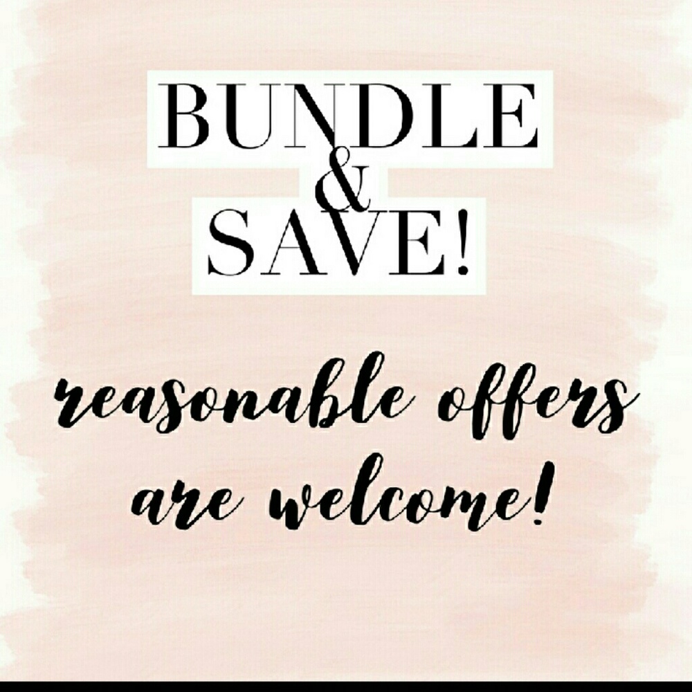 Bundle and save no offer unreasonable!! 😉😊
